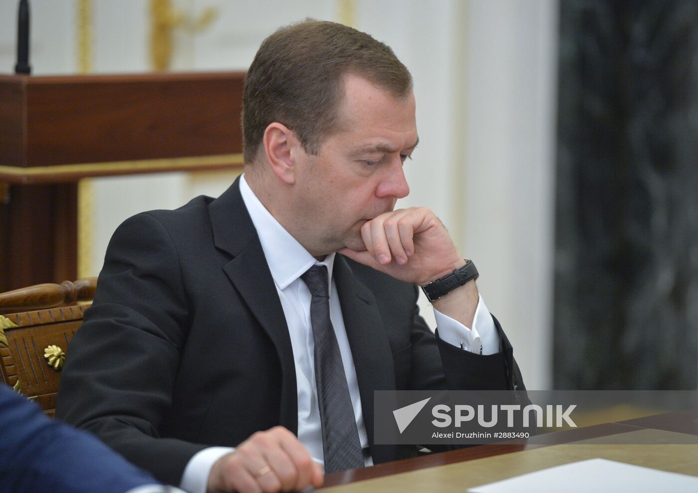 President Vladimir Putin holds meeting with Government members