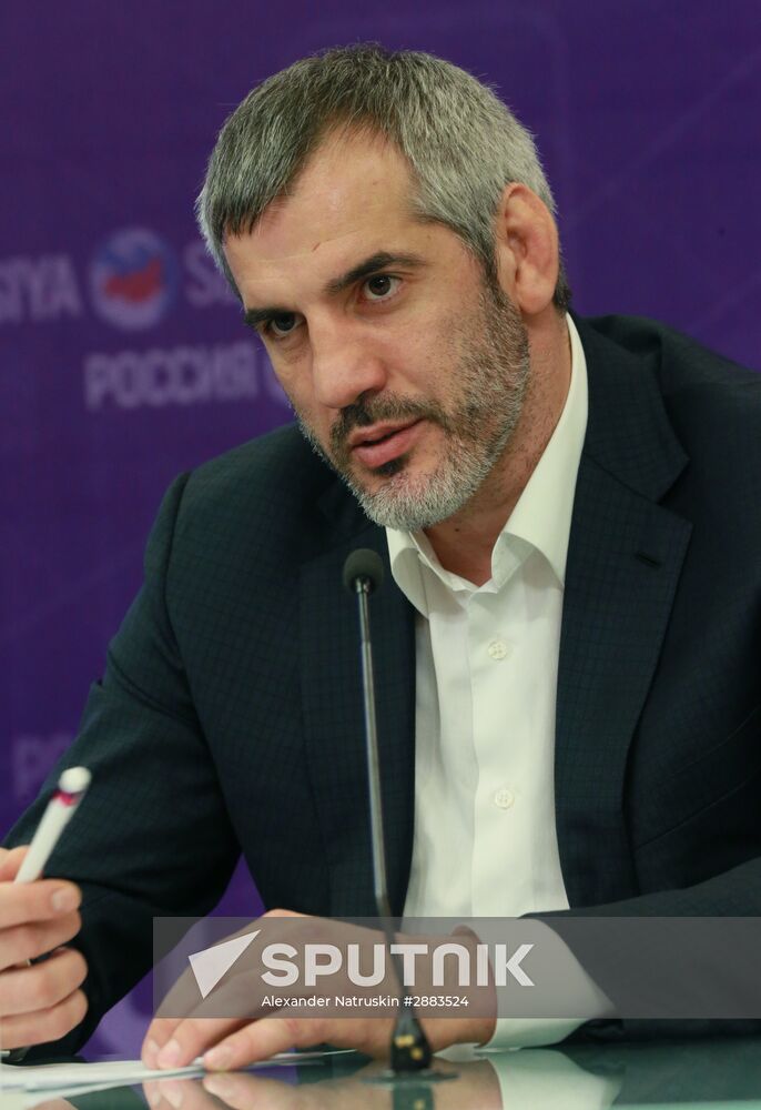 News conference with Chechen Wrestling Federation Head Buvaisar Saitiyev