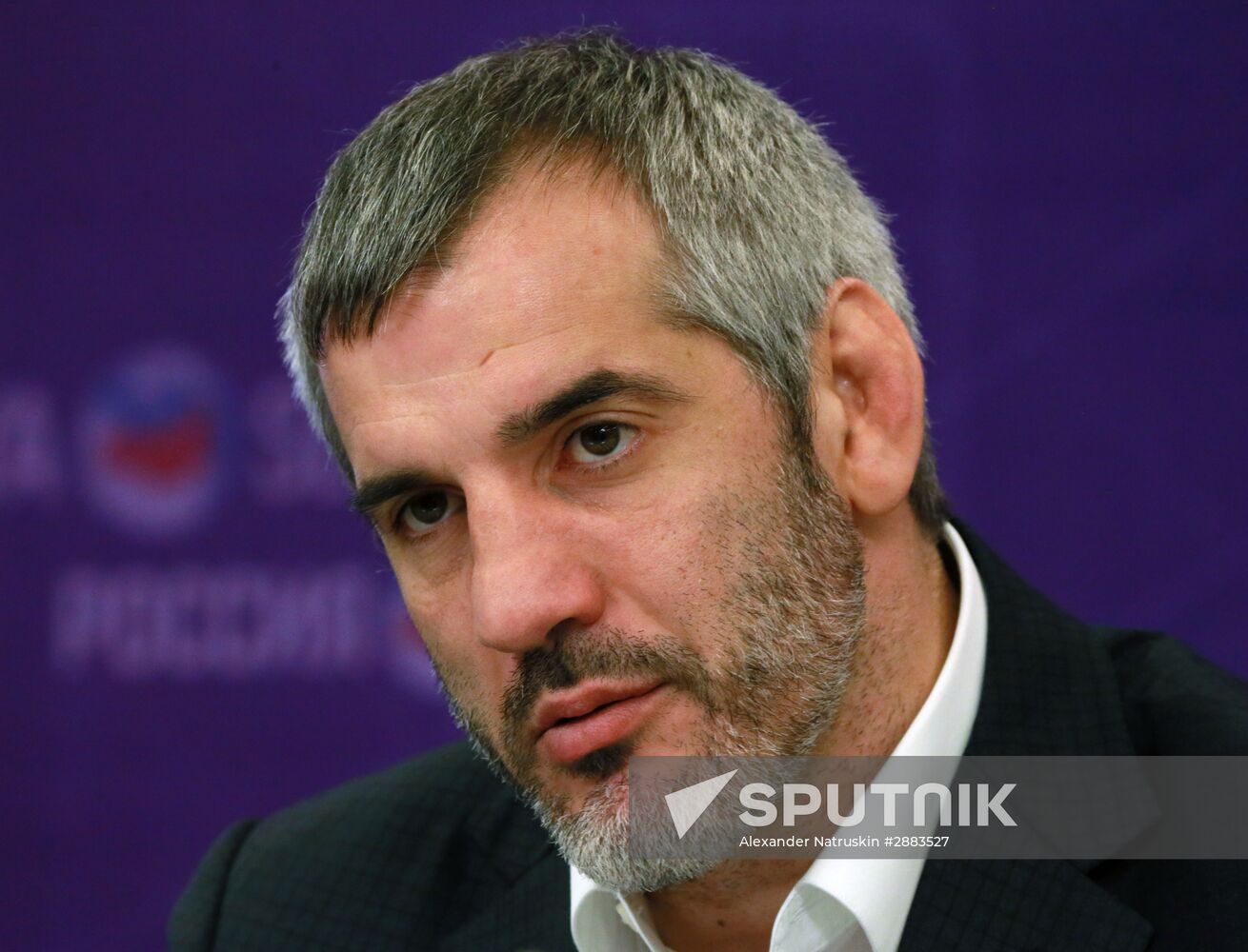 News conference with Chechen Wrestling Federation Head Buvaisar Saitiyev