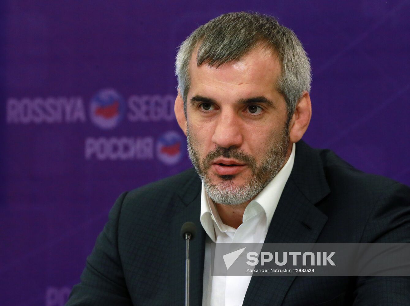 News conference with Chechen Wrestling Federation Head Buvaisar Saitiyev