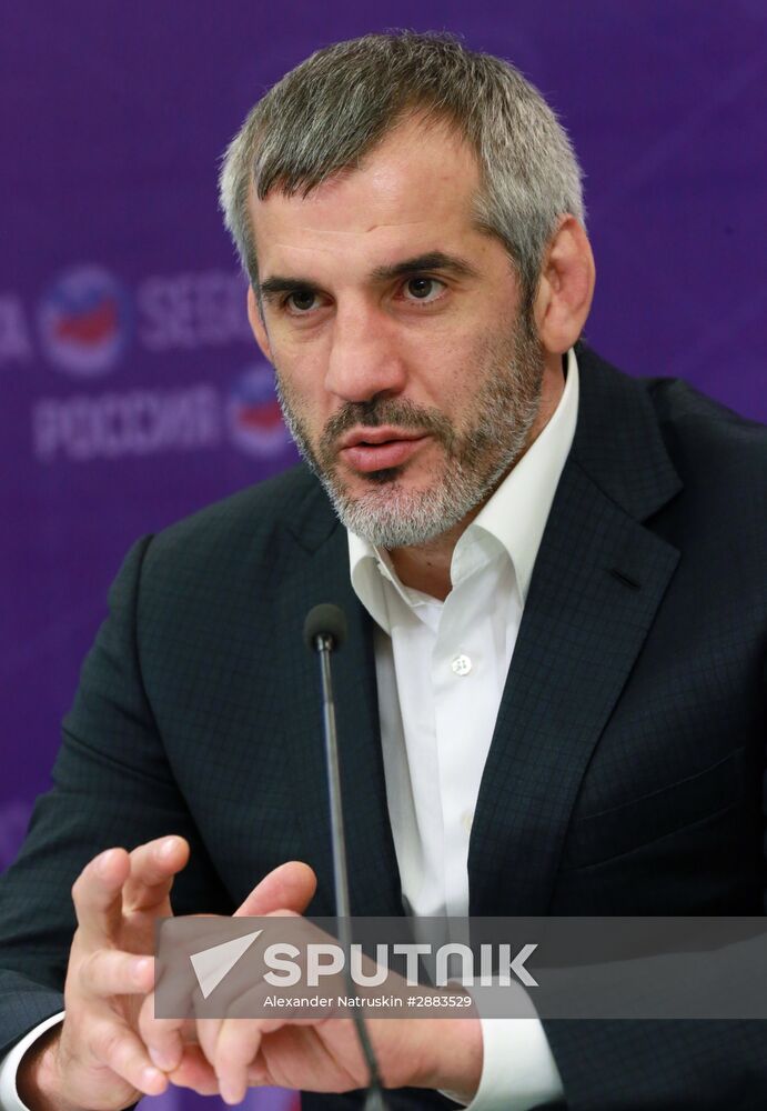 News conference with Chechen Wrestling Federation Head Buvaisar Saitiyev
