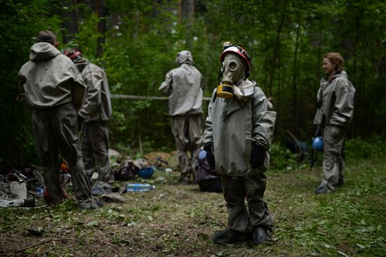 Young Rescuer field camp opens in Novosibirsk Region