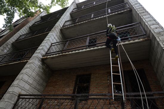 Young Rescuer field camp opens in Novosibirsk Region