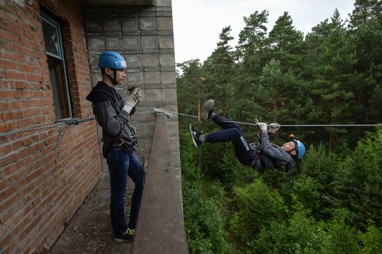 Young Rescuer field camp opens in Novosibirsk Region