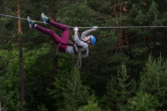 Young Rescuer field camp opens in Novosibirsk Region