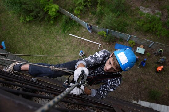 Young Rescuer field camp opens in Novosibirsk Region