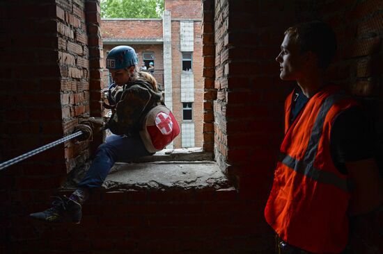 Young Rescuer field camp opens in Novosibirsk Region