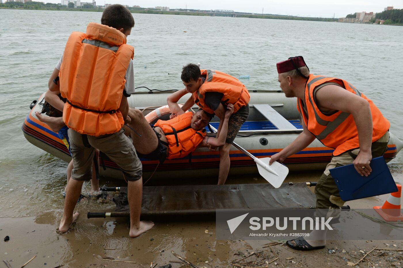 Young Rescuer field camp opens in Novosibirsk Region