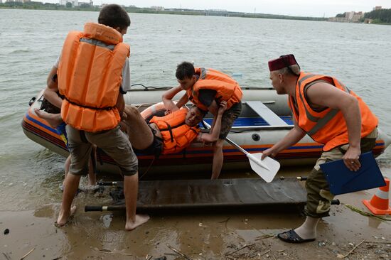 Young Rescuer field camp opens in Novosibirsk Region