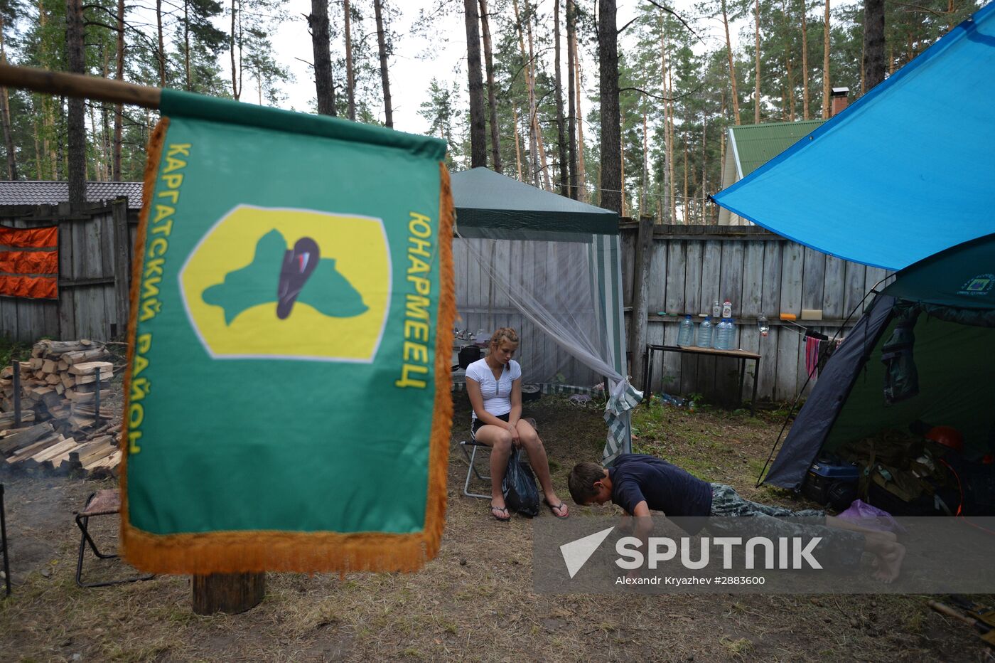 Young Rescuer field camp opens in Novosibirsk Region