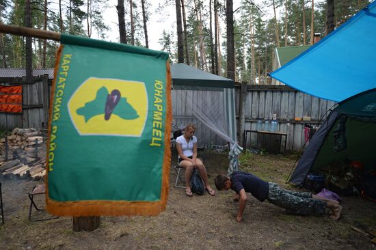 Young Rescuer field camp opens in Novosibirsk Region