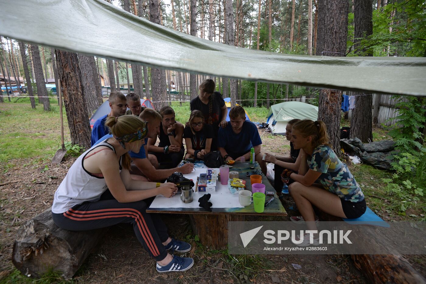 Young Rescuer field camp opens in Novosibirsk Region