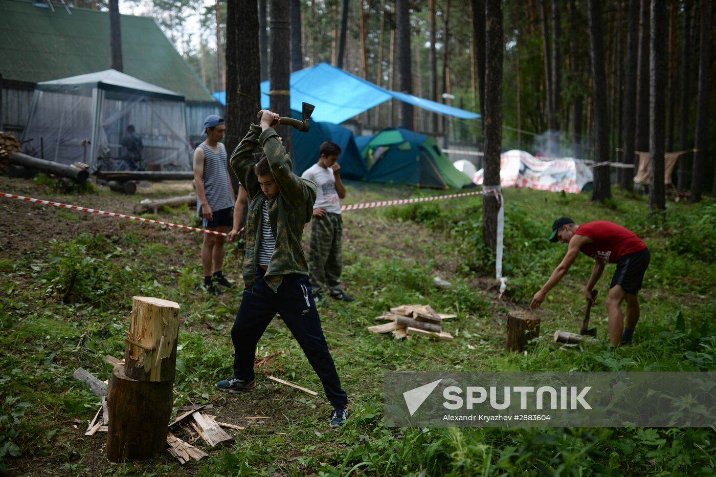 Young Rescuer field camp opens in Novosibirsk Region