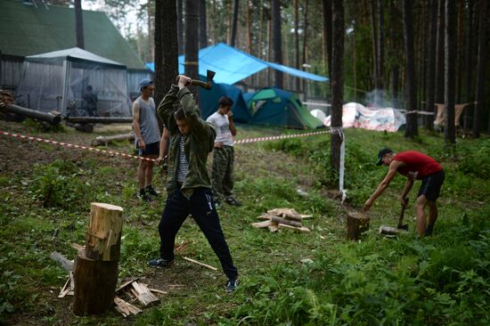Young Rescuer field camp opens in Novosibirsk Region