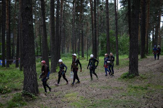 Young Rescuer field camp opens in Novosibirsk Region