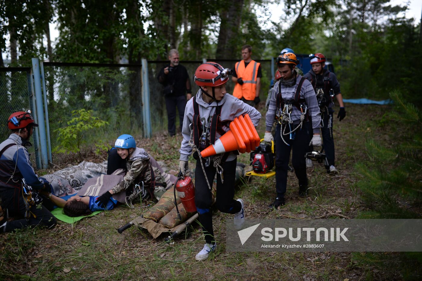 Young Rescuer field camp opens in Novosibirsk Region