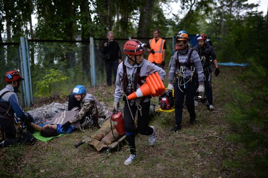 Young Rescuer field camp opens in Novosibirsk Region
