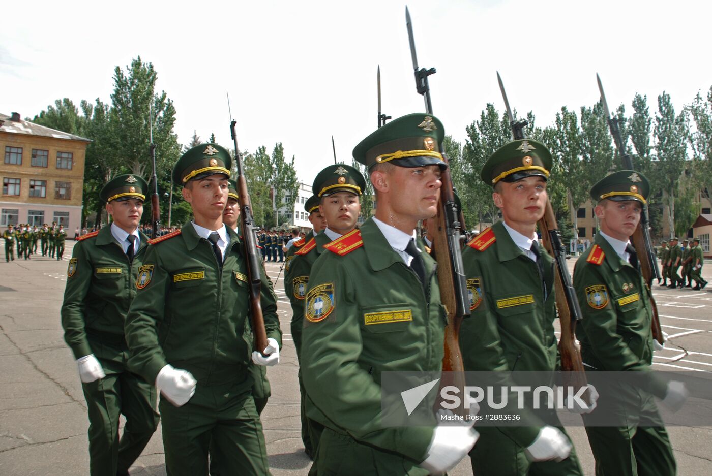 Celebrating first anniversary of the Donetsk Combined Arms Academy