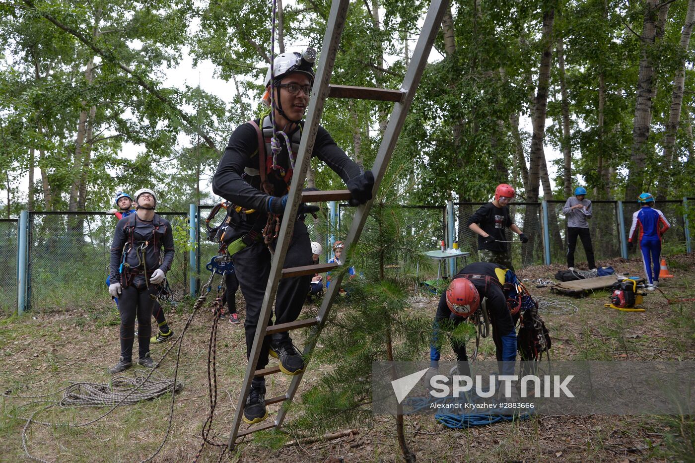 Young Rescuer field camp opens in Novosibirsk Region