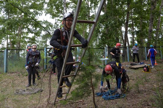 Young Rescuer field camp opens in Novosibirsk Region