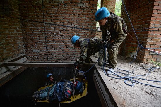 Young Rescuer field camp opens in Novosibirsk Region