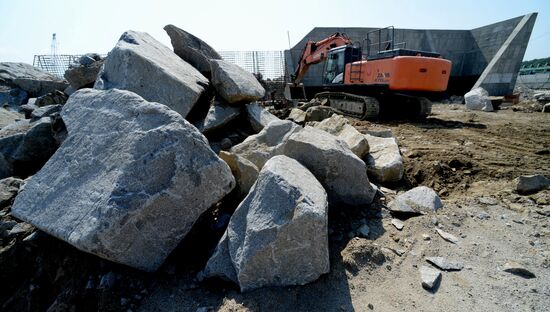 Construction of the third phase of JSC Vostochny Port's coal terminal in Vladivostok