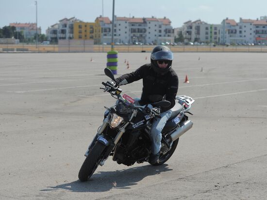 Bikers for BSEC motorcycle race from Olympic Park to Roza Khutor in Sochi