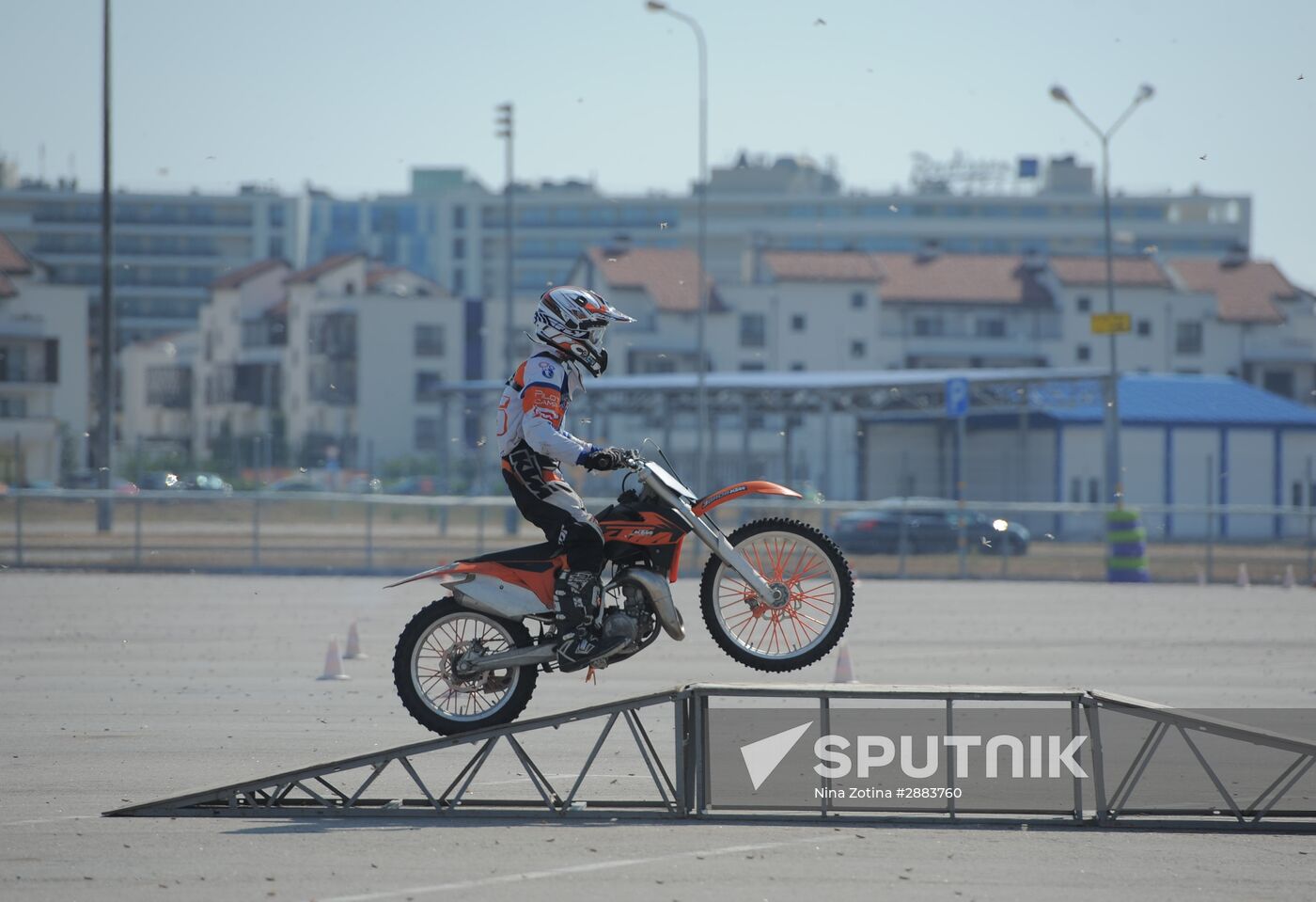 Bikers for BSEC motorcycle race from Olympic Park to Roza Khutor in Sochi