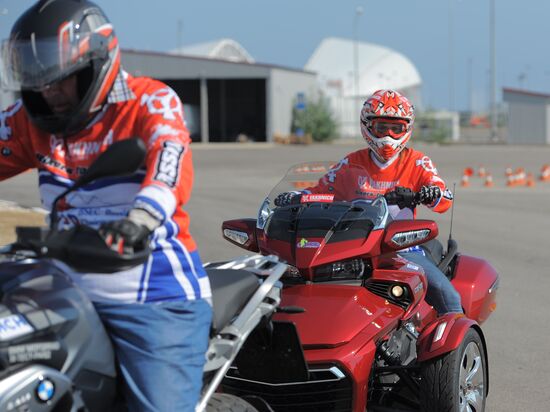 Motorcycle rally from Olympic Park to Rosa Khutor, Sochi