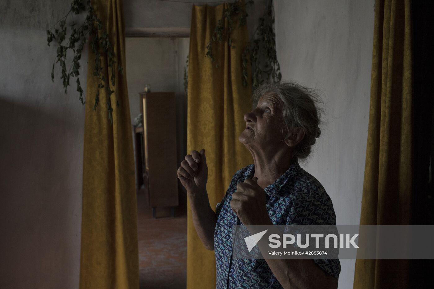 Village of Spartak in Donetsk Region
