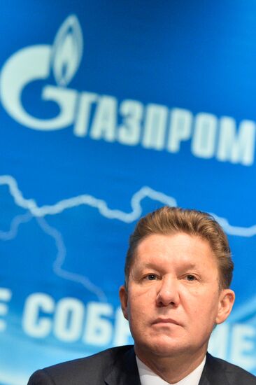 Gazprom annual meeting of shareholders