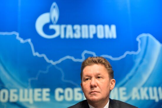 Gazprom annual meeting of shareholders