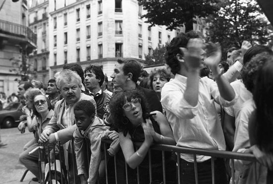 Mikhail Gorbachev's visit to France