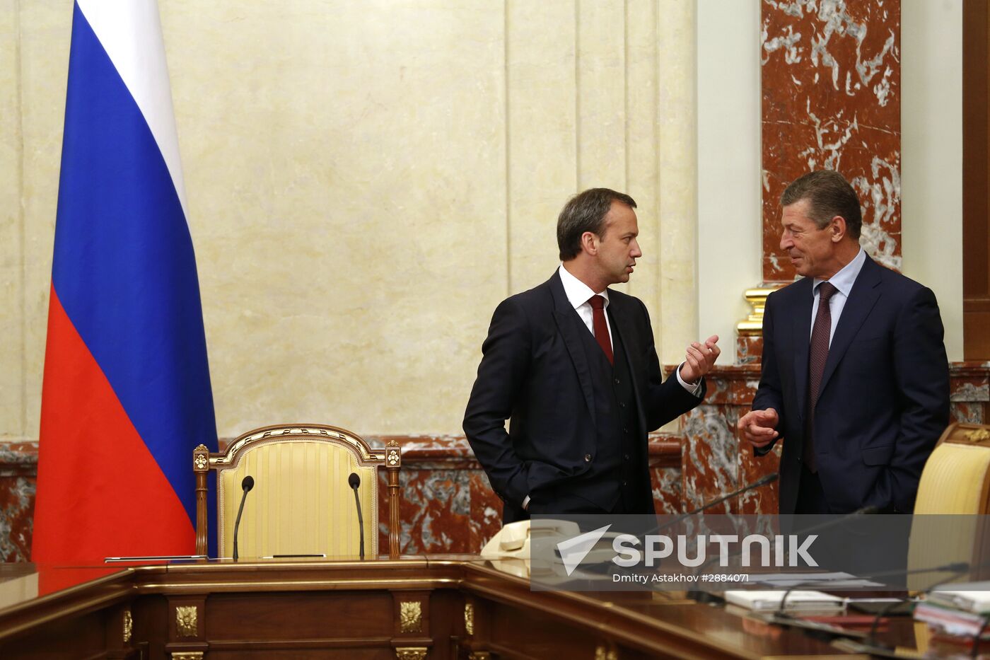 Russian Prime Minister Dmitry Medvedev chairs Government meeting