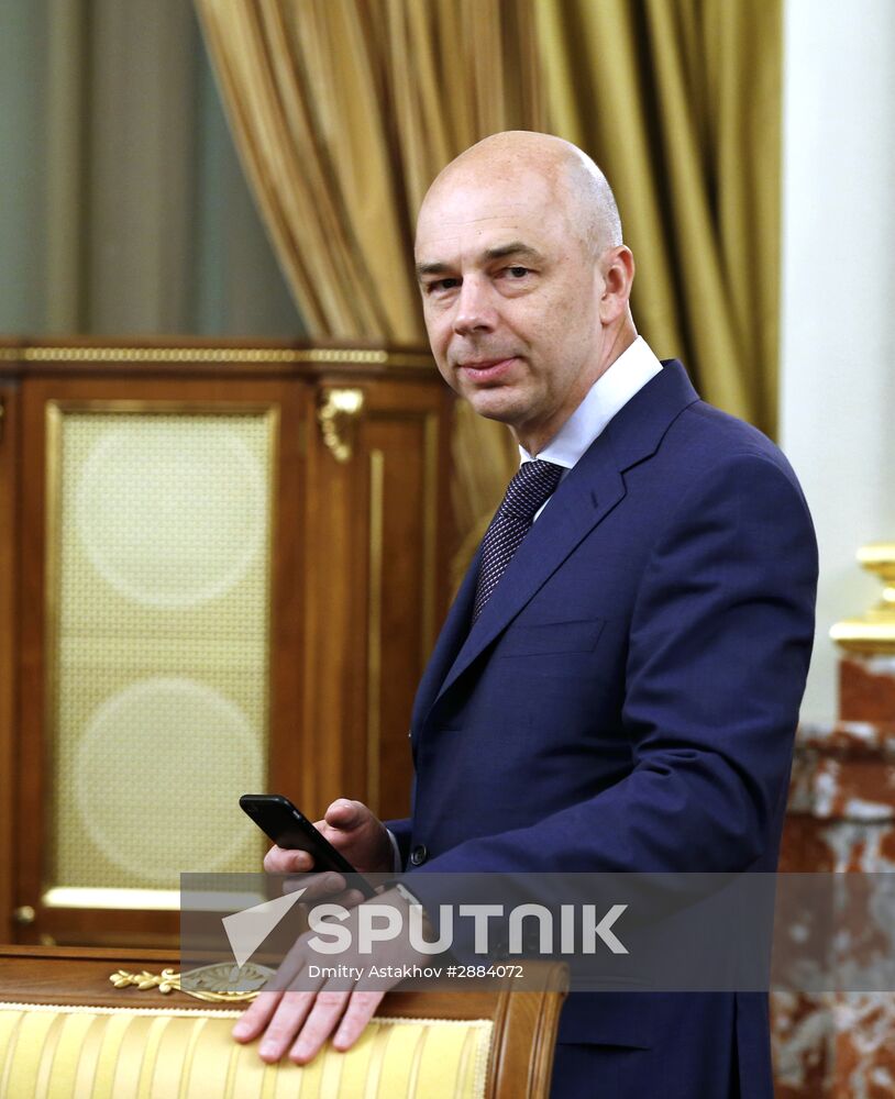 Russian Prime Minister Dmitry Medvedev chairs Government meeting