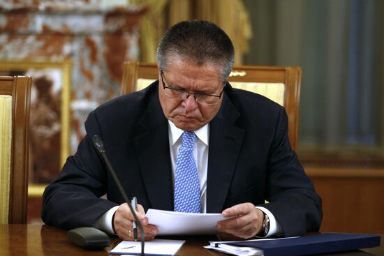 Russian Prime Minister Dmitry Medvedev chairs Government meeting