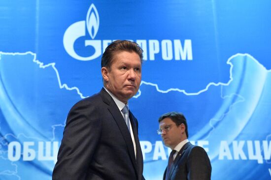 Gazprom annual meeting of shareholders