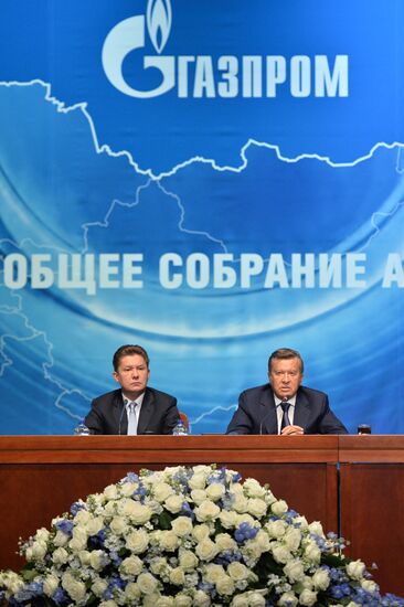 Gazprom annual meeting of shareholders