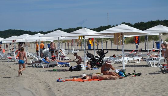 Vacation on the Baltic Sea coast