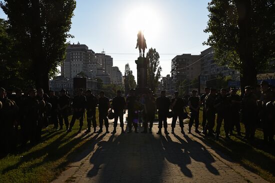 Nikolai Shchors monument in Kiev