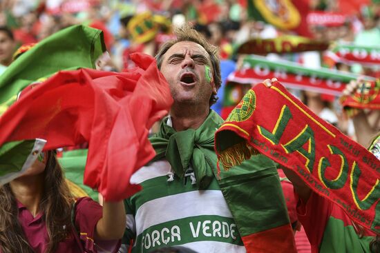 Football. UEFA Euro 2016. Poland vs. Portugal