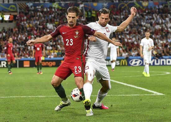 Football. UEFA Euro 2016. Poland vs. Portugal