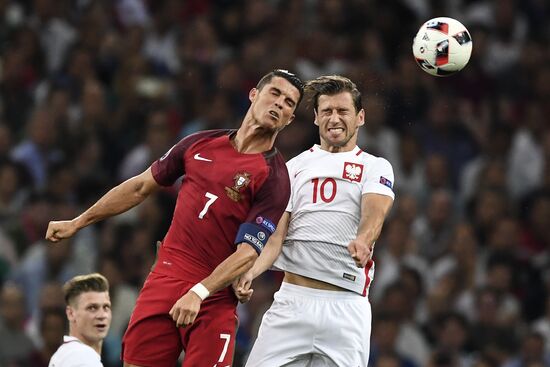 Football. UEFA Euro 2016. Poland vs. Portugal