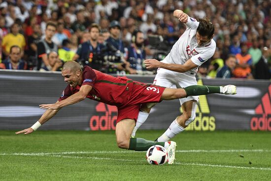 Football. UEFA Euro 2016. Poland vs. Portugal
