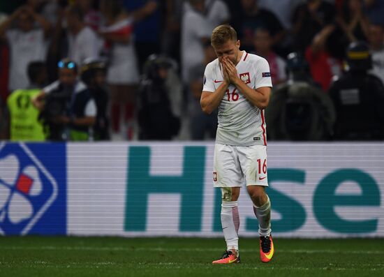 Football. UEFA Euro 2016. Poland vs. Portugal