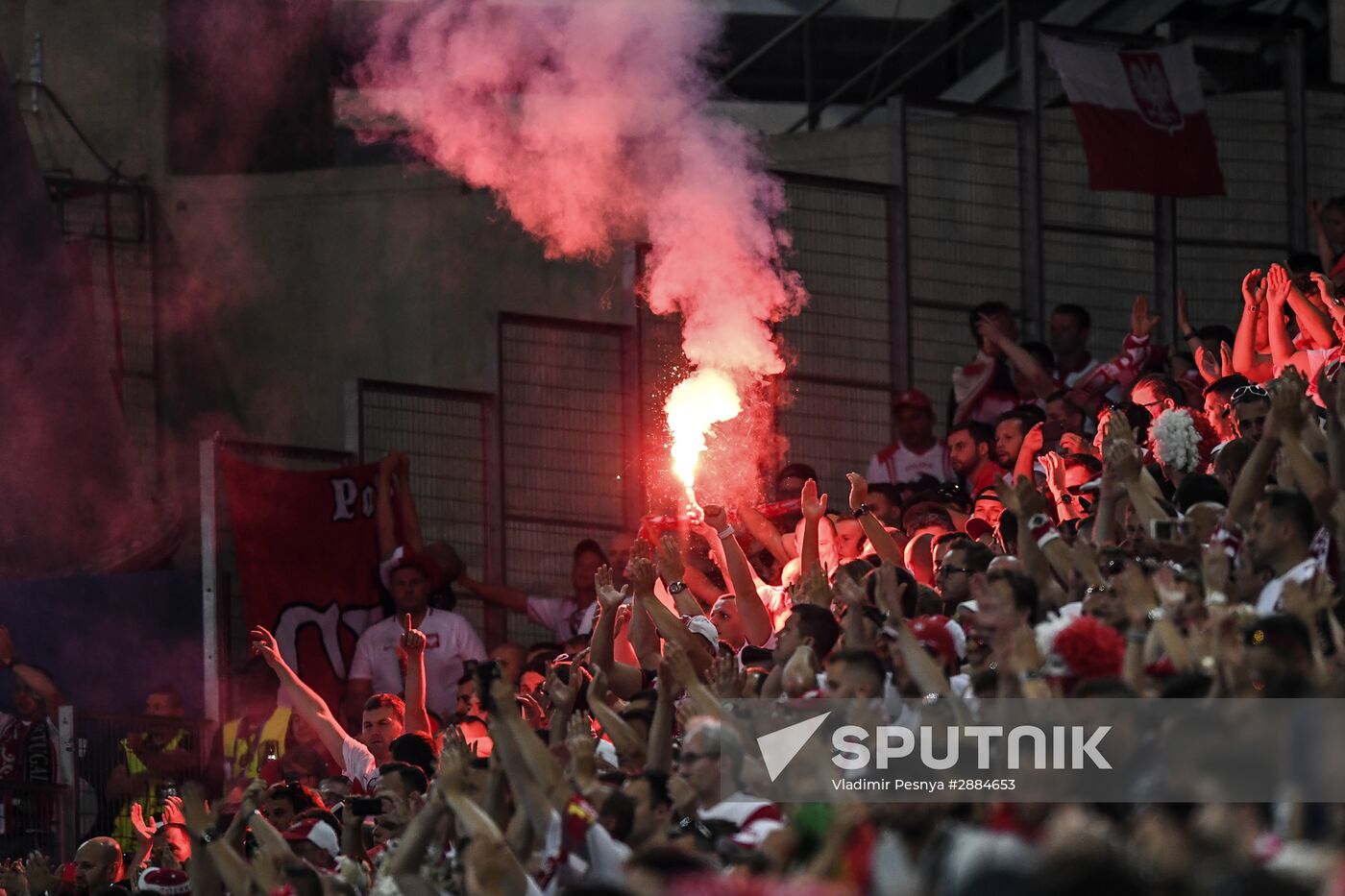 Football. UEFA Euro 2016. Poland vs. Portugal