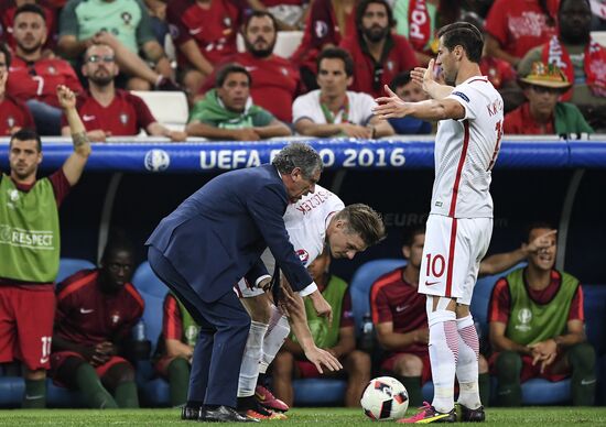 Football. UEFA Euro 2016. Poland vs. Portugal