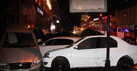 Aftermath of heavy showers in Rostov-on-Don