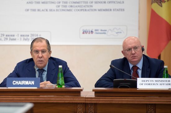 BSEC Foreign Ministers Council meeting in Sochi
