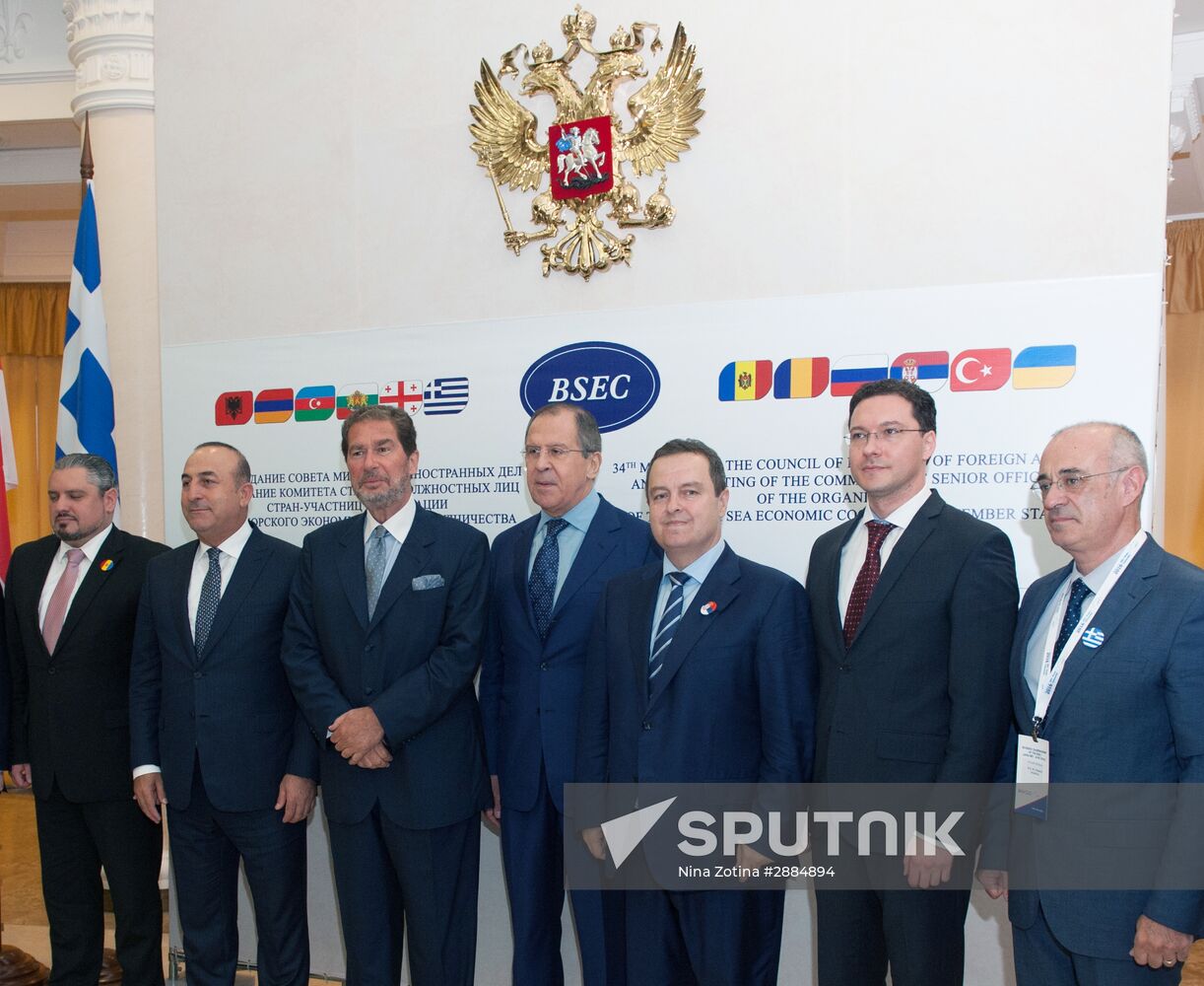 BSEC Foreign Ministers Council meeting in Sochi